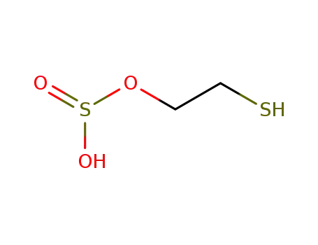 Molecular Structure of 915282-88-1 (Ethanol, 2-mercapto-, 1-(hydrogen sulfite))