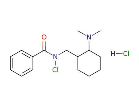 2-Chlorobenzamidomethyl cyclohexyl dimethylamine hydrochloride