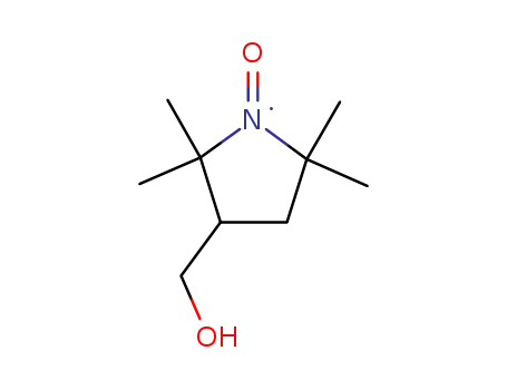 Molecular Structure of 27298-75-5 (1-Pyrrolidinyloxy, 3-(hydroxymethyl)-2,2,5,5-tetramethyl-)