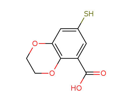 7-mercapto-1,4-benzodioxane-5-carboxylic acid