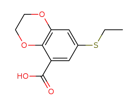 7-ethylthio-1,4-benzodioxane-5-carboxylic acid