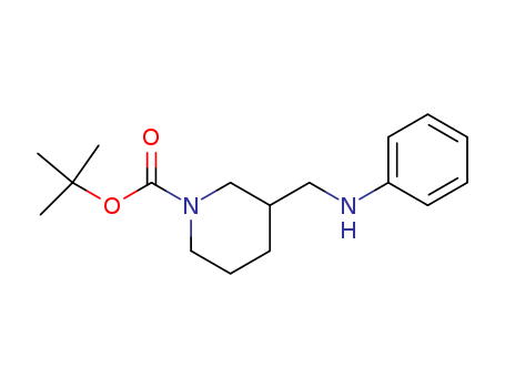 1-Piperidinecarboxylic acid, 3-[(phenylamino)methyl]-, 1,1-dimethylethyl
ester