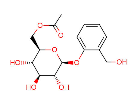 2-(hydroxymethyl)phenyl-6-O-acetyl-β-D-glucopyranoside