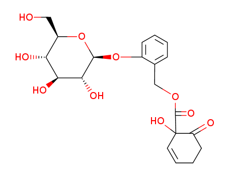 b-D-Glucopyranoside,2-[[[(1-hydroxy-6-oxo-2-cyclohexen-1-yl)carbonyl]oxy]methyl]phenyl