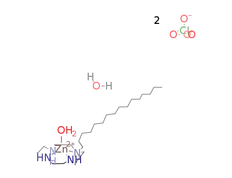 [Zn(1-hexadecyl-1,4,7,10-tetraazacyclododecane)(H2O)](ClO4)2 hydrate