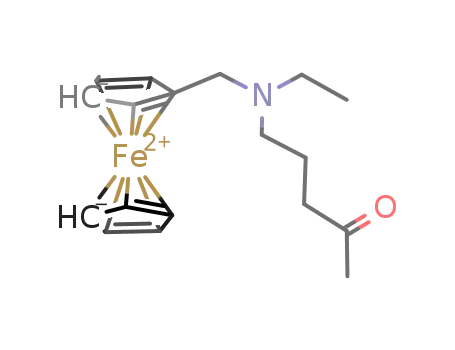 5-(N-ethyl-N-ferrocenylmethylamino)pentan-2-one