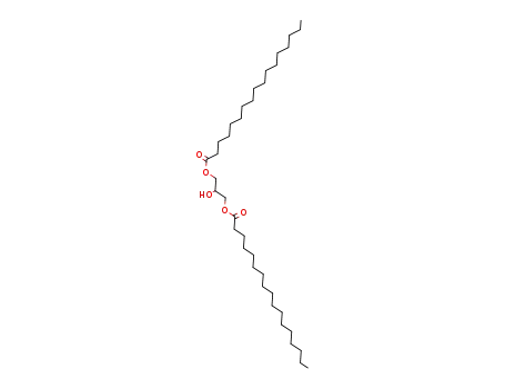 Molecular Structure of 71431-35-1 (Heptadecanoic acid, 2-hydroxy-1,3-propanediyl ester)