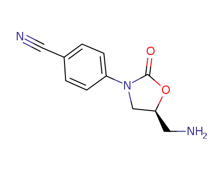 (S)-4-(5-(aminomethyl)-2-oxooxazolidin-3-yl)benzonitrile