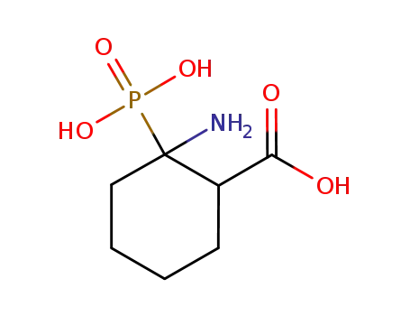 Molecular Structure of 102402-46-0 (2-amino-2-phosphono-cyclohexane-1-carboxylic acid)