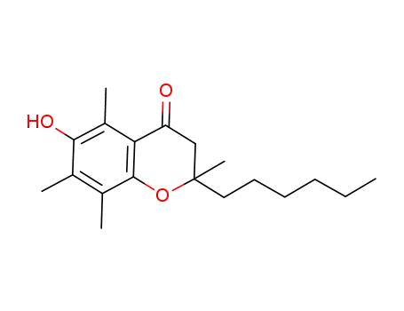 2,3-dihydro-2-hexyl-6-hydroxy-2,5,7,8-tetramethyl-4H-1-benzopyran-4-one