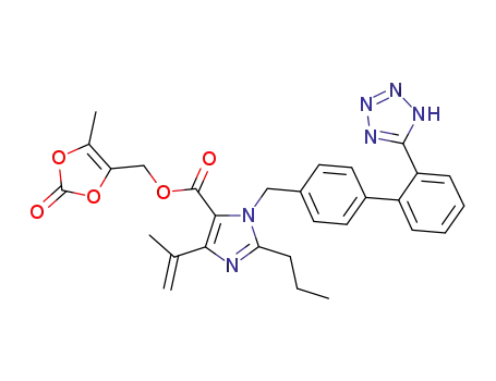4-(1-Methylethenyl)-2-propyl-1-[[2'-(2H-tetrazol-5-yl)[1,1'-biphenyl]-4-yl]methyl]-1H-Imidazole-5-carboxylic acid(5-methyl-2-oxo-1,3-dioxol-4-yl)methylester