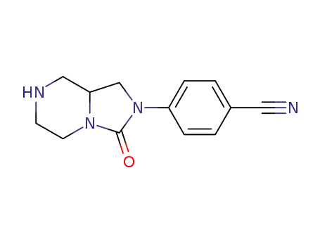 hexahydro-2-(4-cyanophenyl)-imidazo[1,5-a]pyrazin-3-one