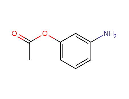 Molecular Structure of 42758-84-9 (Phenol, 3-amino-, acetate (ester))