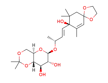 (6S,9R)-9-(4,6-O-isopropylidene-β-D-glucopyranosyl)oxy-6-hydroxy-3-oxo-α-ionol