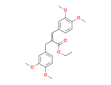 ethyl 3,4-dimethoxy-α-(3,4-dimethoxybenzyl)cinnamate