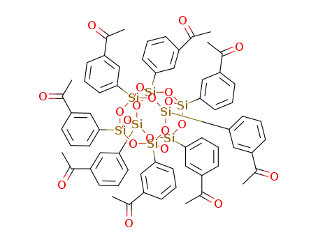 octakis(m-acetylphenyl)octasilsesquioxane