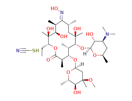 erythromycin A oxime thiocyanate