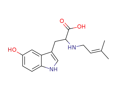 dl-5-hydroxy-N-(3-methyl-2-buten-1-yl)tryptophan