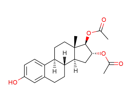 Molecular Structure of 805-26-5 (Estriol 16,17-diacetate)