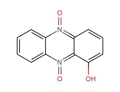 Molecular Structure of 18274-55-0 (4-Hydroxyphenazine 5,10-dioxide)