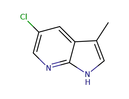 Molecular Structure of 1256803-09-4 (5-Chloro-3-Methyl-7-azaindole)