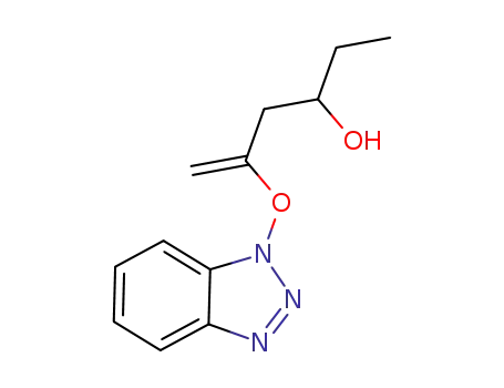 5-((1H-benzo[d][1,2,3]triazol-1-yl)oxy)hex-5-en-3-ol