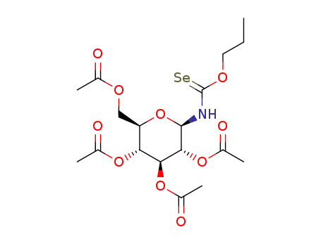 O-n-propyl-N-(2,3,4,6-tetra-O-acetyl-β-d-glucopyranosyl)selenocarbamate