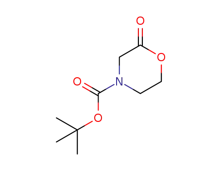 Molecular Structure of 1140502-97-1 (tert-butyl 2-oxoMorpholine-4-carboxylate)