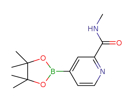 N-Methyl-4-(4,4,5,5-tetramethyl-1,3,2-dioxaborolan-2-yl)picolinamide