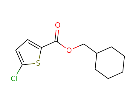 Molecular Structure of 1448433-72-4 (Cyclohexylmethyl 5-chlorothiophene-2-carboxylate)