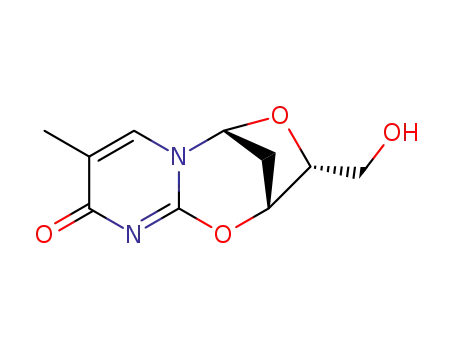 2,5-Methano-5H,9H-pyrimido[2,1-b][1,5,3]dioxazepin-9-one,2,3-dihydro-3-(hydroxymethyl)-8-methyl-, (2R,3R,5R)- cas  15981-92-7