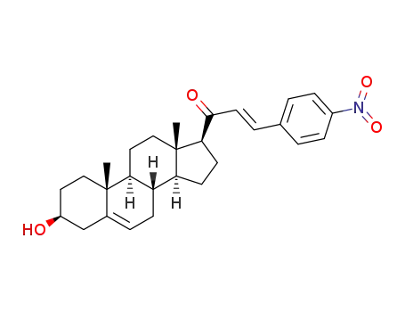 (E)-3β-hydroxy-21-(4-nitrobenzal)pregn-5-en-20-one