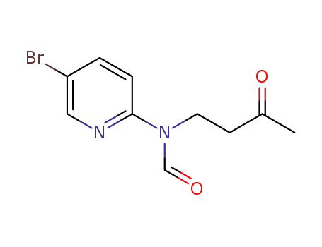 5-bromo-N-formyl-N-(3-oxobutyl)-2-pyridylamine