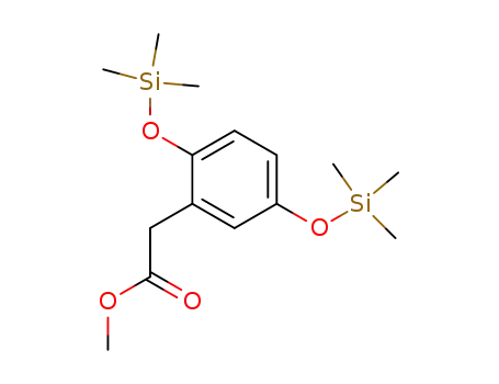 Homogentinsaeure-methylester Bis(trimethylsilyl)ether