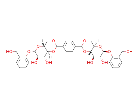 4,6:4',6'-O-terephtalidenebis[2''-(hydroxymethyl)phenyl-β-D-glucopyranoside]