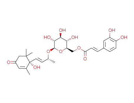 6'-O-caffeoyl-(6S,9R)-roseoside