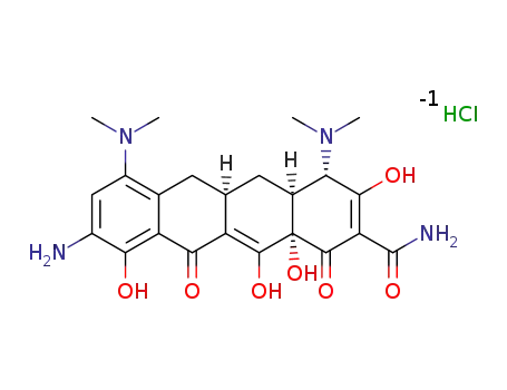 9-amino-7-(dimethylamino)doxycycline hydrochloride