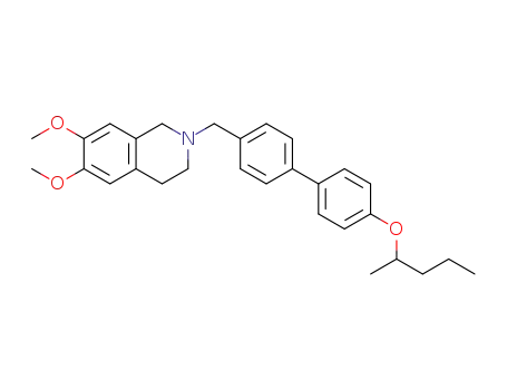 (R,S)-6,7-dimethoxy-2-((4’-(2-pentoxy)biphen-4-yl)methyl)-1,2,3,4-tetrahydroisoquinoline