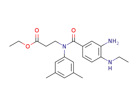 3-[(3-amino-4-ethylamino-benzoyl)-(3,5-dimethylphenyl)-amino]-propionic acid ethyl ester