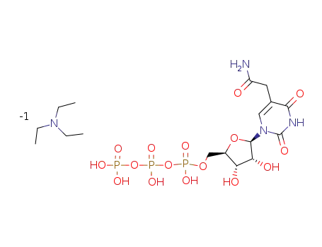 5-carbamoylmethyluridine-TP tetrakistriethylammonium salt