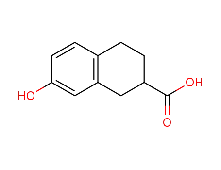 Molecular Structure of 31846-36-3 (7-HYDROXY-1,2,3,4-TETRAHYDRO-NAPHTHALENE-2-CARBOXYLIC ACID)