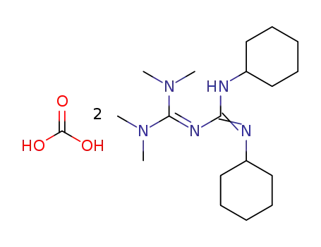 1,2-dicyclohexyl-4,4,5,5-tetramethylbiguanide carbonate