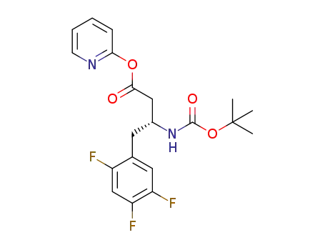 (R)-pyridin-2-yl 3-(t-butoxycarbonylamino)-4-(2,4,5-trifluorophenyl)butanoate