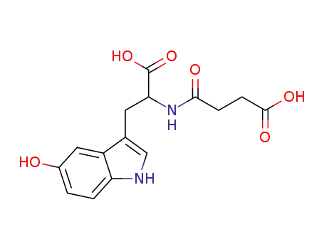 N-[1-carboxy-2-(5-hydroxy-1H-indol-3-yl)-ethyl] succinamic acid