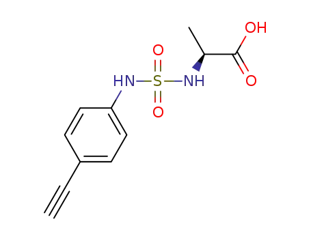 (N-(4-ethynylphenyl)sulfamoyl)-L-alanine