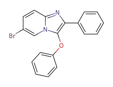 3-(2-methoxyphenoxy)-2-(4-methoxyphenyl)-6-bromoimidazo[1,2-a]pyridine
