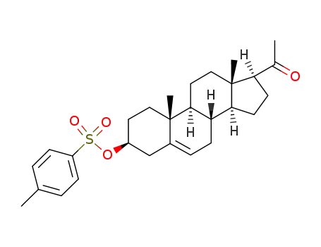 Molecular Structure of 6885-40-1 (20-oxopregn-5-en-3-yl 4-methylbenzenesulfonate)