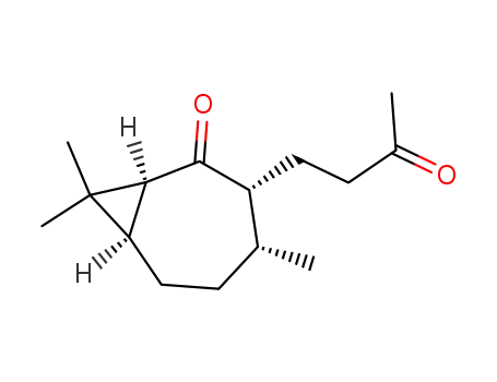 (1S)-4c,8,8-trimethyl-3c-(3-oxo-butyl)-(1r,7c)-bicyclo[5.1.0]octan-2-one