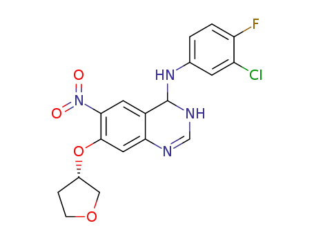 4-nitro-7-[(S)-(tetrahydrofuran-3-yl)oxy]quinazoline