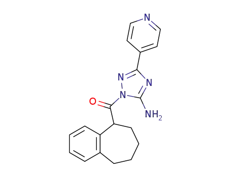 (5-amino-3-(pyridin-4-yl)-1H-1,2,4-triazol-1-yl)(6,7,8,9-tetrahydro-5H-benzo[7]annulen-5-yl)methanone